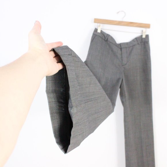 *Banana Republic Ryan Fit Grey Wide Leg Pant - Picture 3 of 5